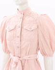 Zimmermann 'Tropicana' Panelled Belted Shirt Size 0