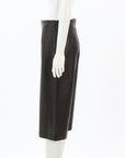 Iris & Ink Leather Wide Leg Culottes Size US 6 | AU 10