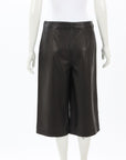 Iris & Ink Leather Wide Leg Culottes Size US 6 | AU 10