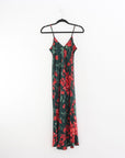 Silk Laundry Floral Silk Bias Cut Dress Size Medium