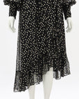 Zimmermann Lurex Wrap Midi Dress Size 1