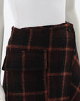 Scanlan Theodore Wool Blend Check Skirt Size 6