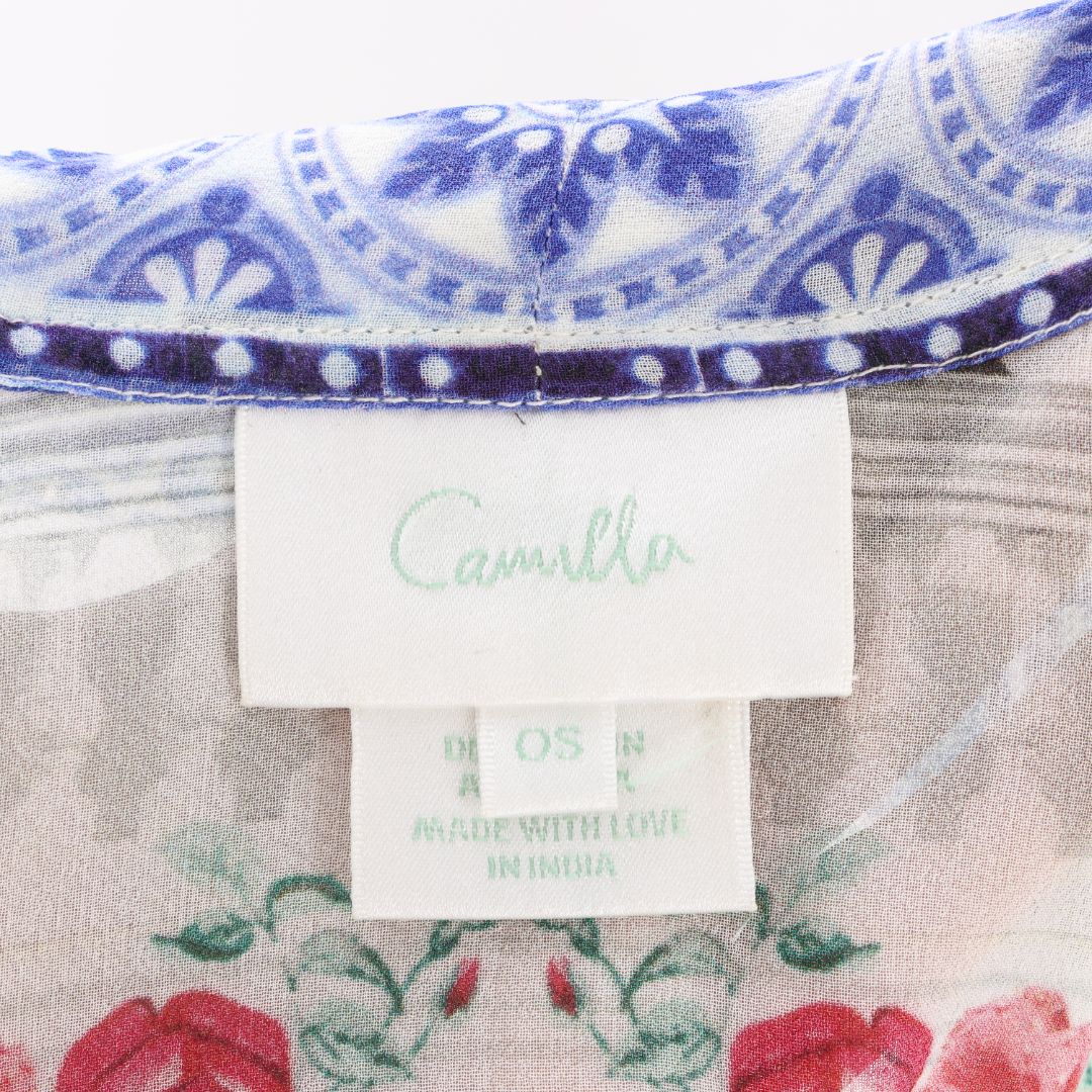 Camilla Silk Embellished Jacket O/S