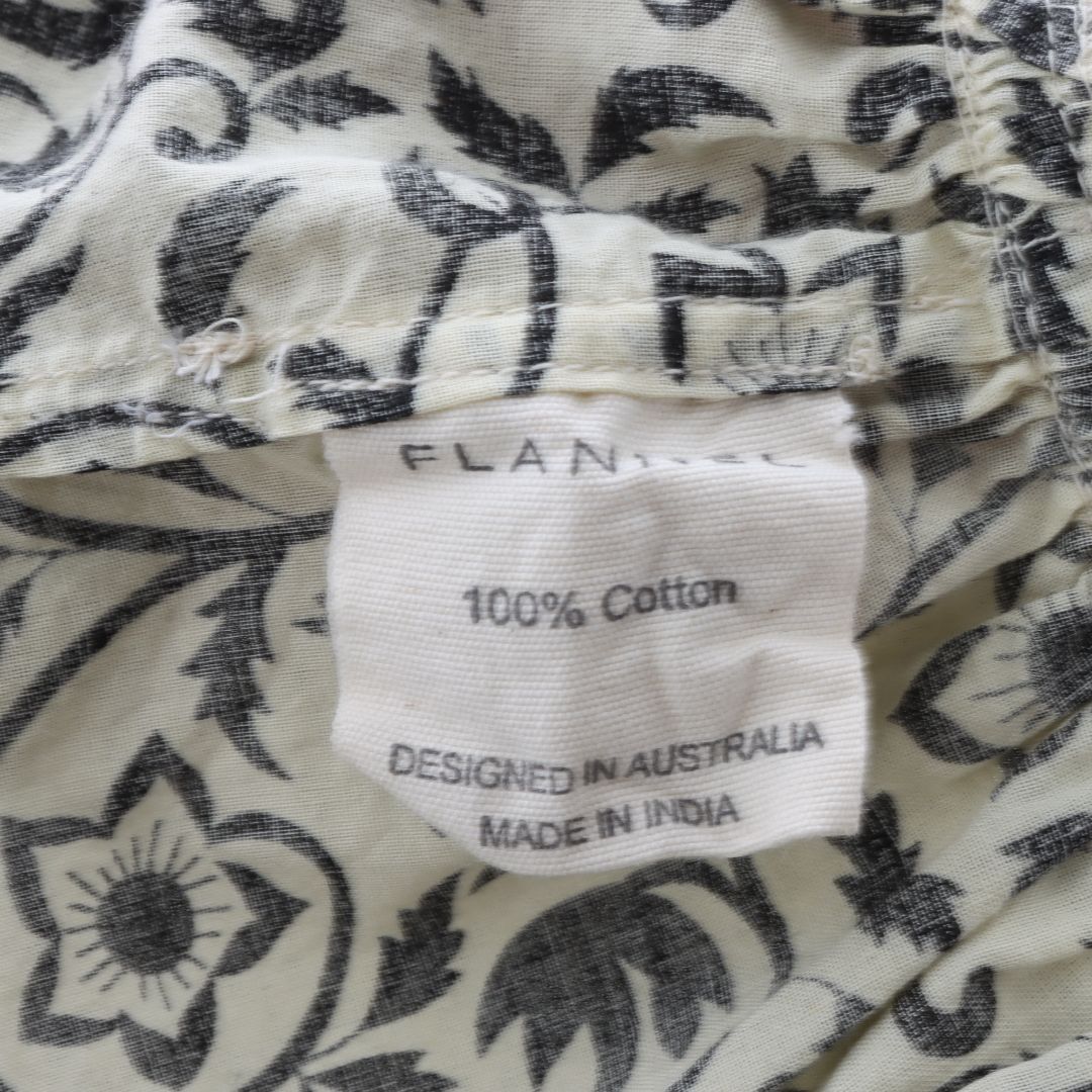 Flannel Cotton Print Top Size 1
