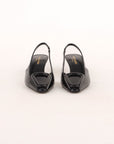 Saint Laurent Patent Tom Slingback Pumps Size 38