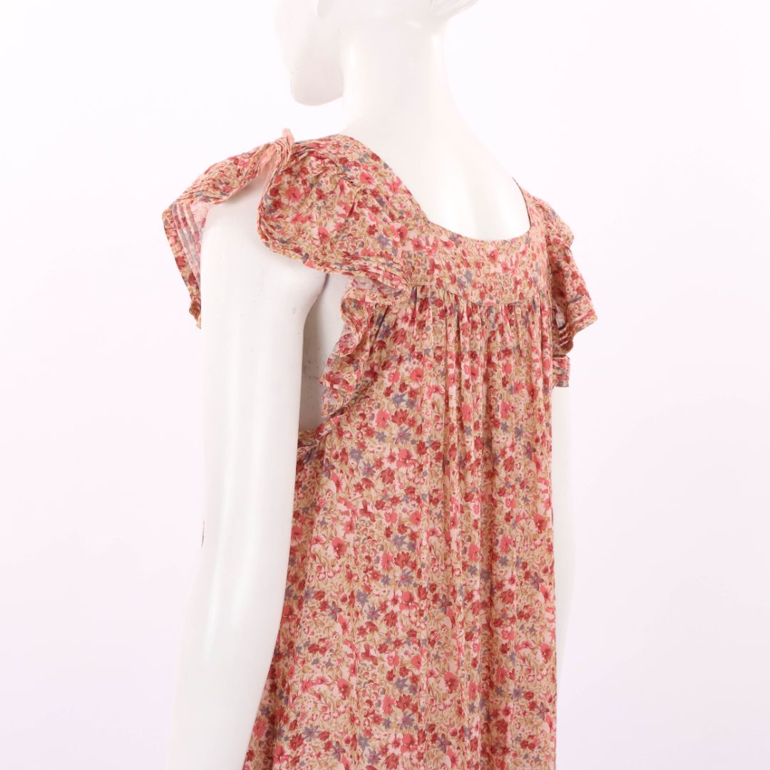 Doen Sonnet Floral Maxi Dress Size Small