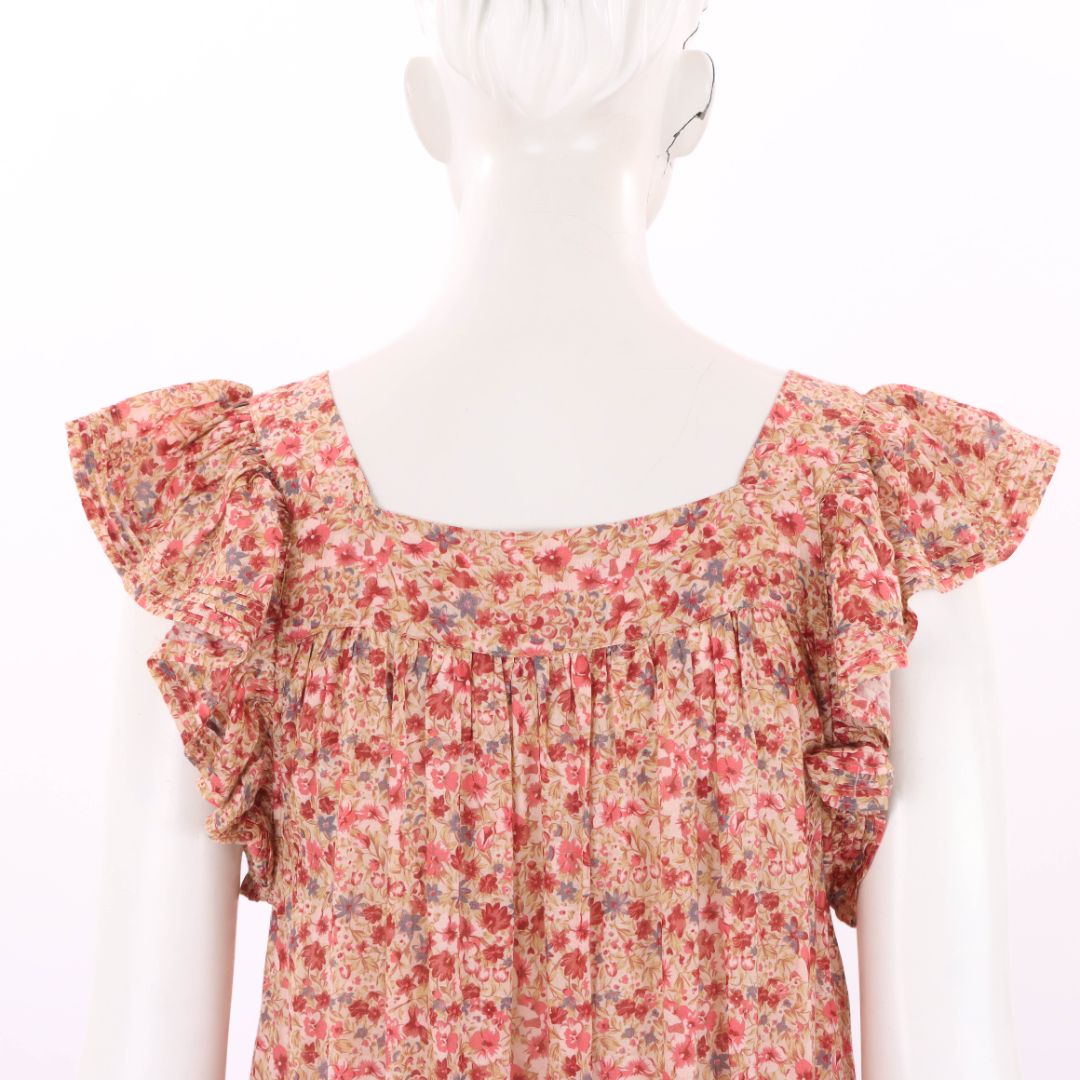 Doen Sonnet Floral Maxi Dress Size Small