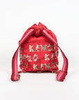 Kenzo Tiger Print Canvas & Leather Backpack