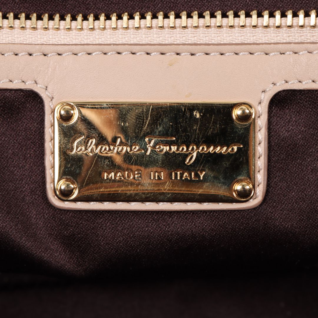 Salvatore Ferragamo &#39;Fiamma&#39; Leather Bag Size Large