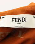 Fendi Intarsia Funnel Neck Knit Mini Dress Size IT 42 | AU 10