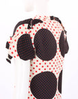 Valentino Polka Dot Wool Silk Crepe Mini Dress Size IT 38 | AU 6