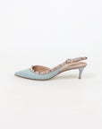 Valentino Patent Rockstud Slingback Heels Size 39