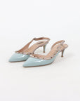 Valentino Patent Rockstud Slingback Heels Size 39