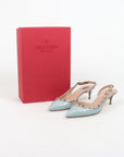 Valentino Patent Rockstud Slingback Heels Size 39