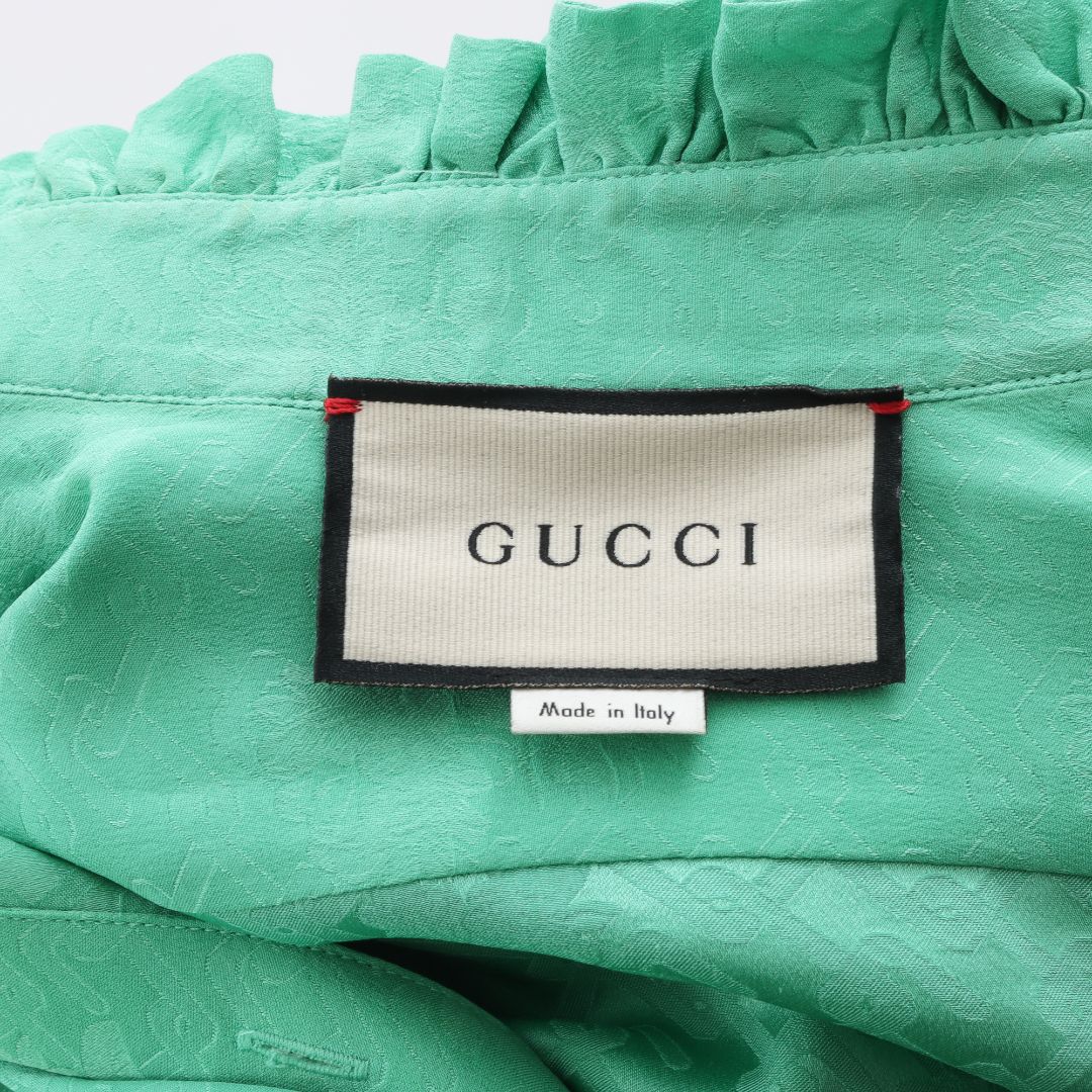 Gucci Silk Ruffled Blouse Size IT 38 | AU 6