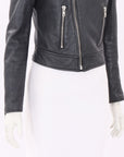 Scanlan Theodore Leather Biker Jacket Size 6