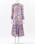 Zimmermann 'Pattie' Frill Midi Dress Size 0P