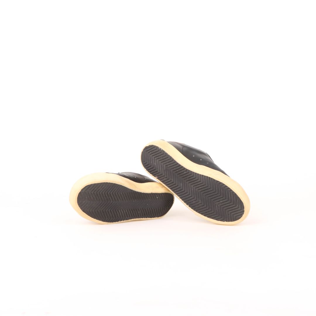 Golden Goose Superstar Sneakers with Silver Eyelets Size 35