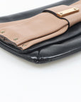 Chloe Leather Bow Flap Clutch