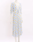 Rixo London 'Amina' Lace Trim Dress Size M