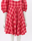 Acler 'Perry' Check Mini Dress Size 14