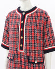 Gucci 2018 Tweed Check Tunic Dress Size IT 40 | AU 8