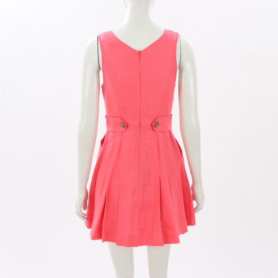 Zimmermann Linen &#39;The Lovestruck&#39; Mini Dress Size 0