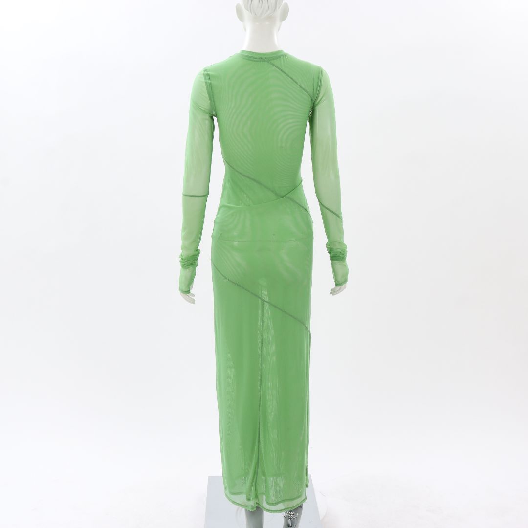 Sir The Label &#39;Jacques&#39; Mesh Maxi Dress Size 0