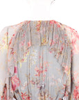 Zimmermann 'Mercer' Floating Silk Playsuit Size 1