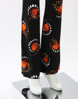 Paco Rabanne Printed 'Look 38' Flared Trousers Size FR 36 | AU 8