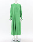 Chloe Pintucked Crepe Midi Dress Size FR 42 | AU 14