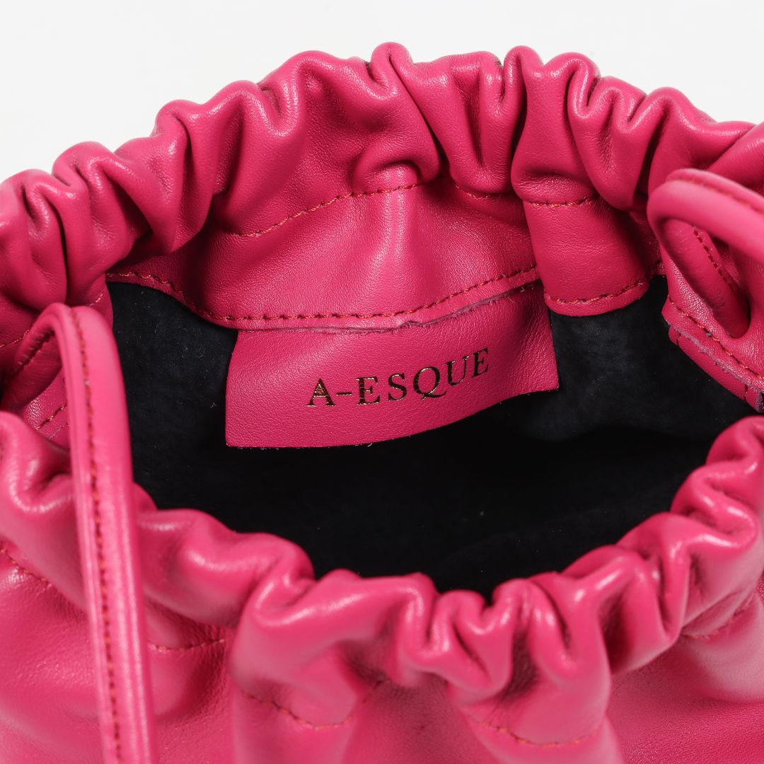 A-Esque Mini Puffa Leather Crossbody Bag