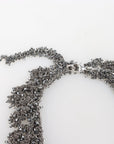 Jean Francois Mimilla COL 137 Multi Steel Fringed Chain Necklace