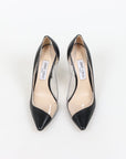 Jimmy Choo 'Cass' Leather and PVC Pumps Size 39.5