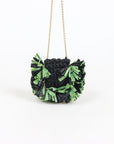 La DoubleJ Raffia Trim Pouch Necklace