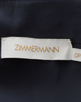 Zimmermann Lurex Wrap Midi Dress Size 0P