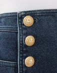 Balmain Denim Mini Skirt Size IT 40 | AU 8