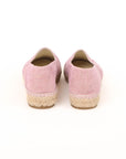 Chanel Sequin CC Logo Espadrilles Size 39