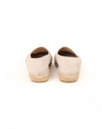 Chanel Cracked Leather CC Logo Espadrilles Size 39