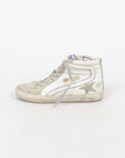 Golden Goose Leather and Suede 'Slide' Sneakers Size 38