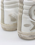 Golden Goose Leather and Suede 'Slide' Sneakers Size 38