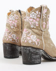 Mexicana Leather Embroidered Cowboy Boots Size 38