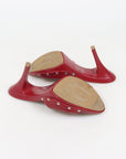 Christian Dior Leather Open Toe Clog Heels Size 39