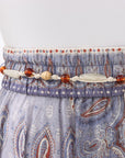 Zimmermann 'Vitali' Silk Paisley Midi Skirt Size 3