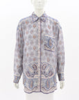 Zimmermann 'Vitali' Silk Paisley Shirt Size 1