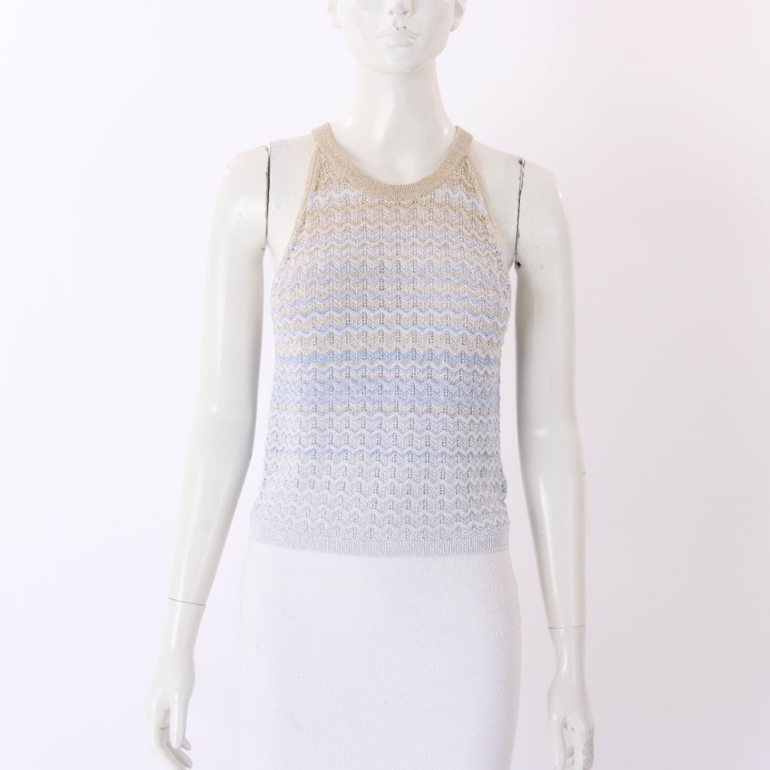 Sandro Lurex Tank &amp; Cardigan Set Size 3