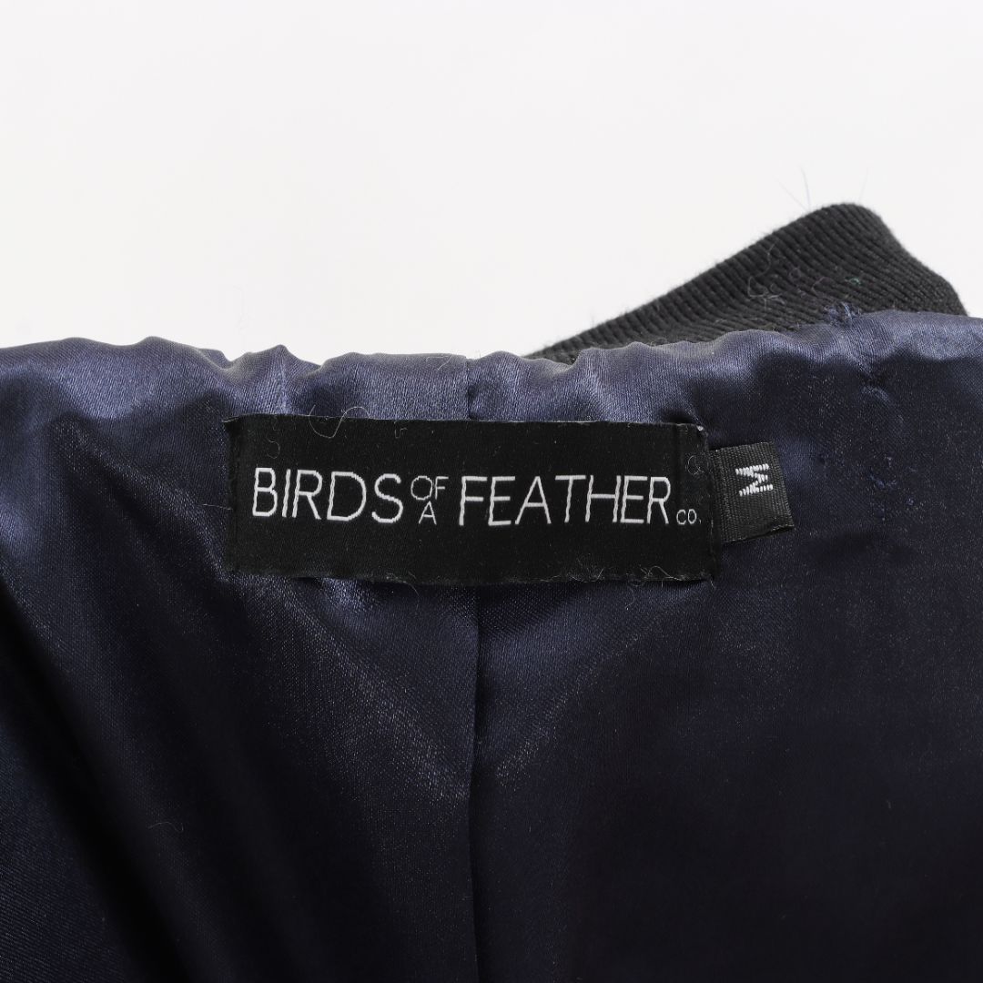 Birds Of A Feather Feather Bomber Jacket Size Medium