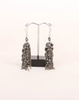 Jean Francois Mimilla Chain & Glass Bead Handmade Earrings