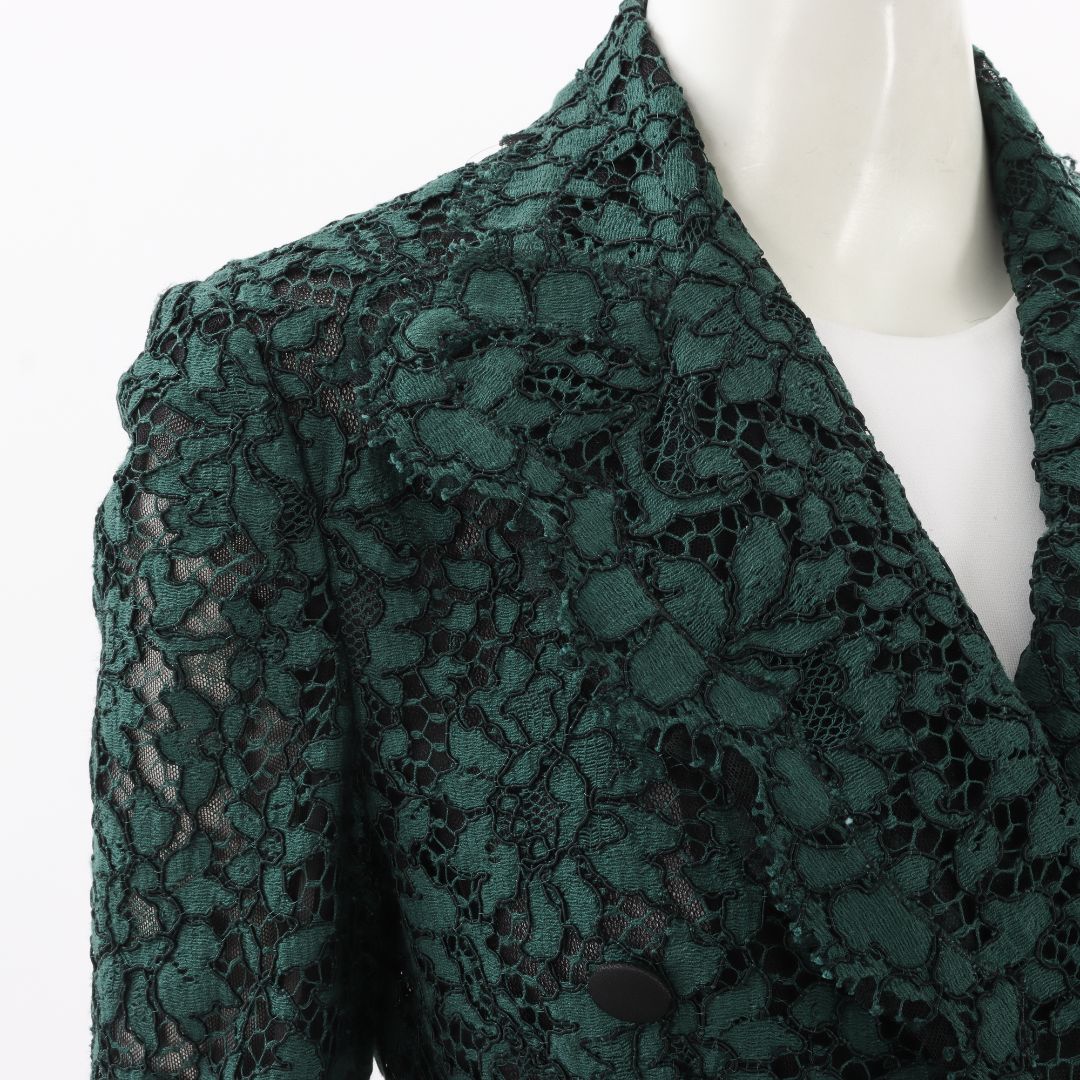 Dolce &amp; Gabbana Double Breasted Lace Blazer Size IT 40 | AU 8