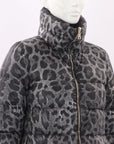 Moncler Reverable Leopard Puffer Size 1